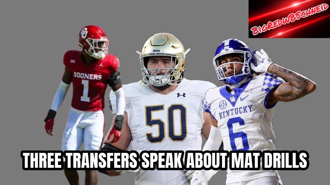 Three transfers speak about Nebraska’s mat drills
