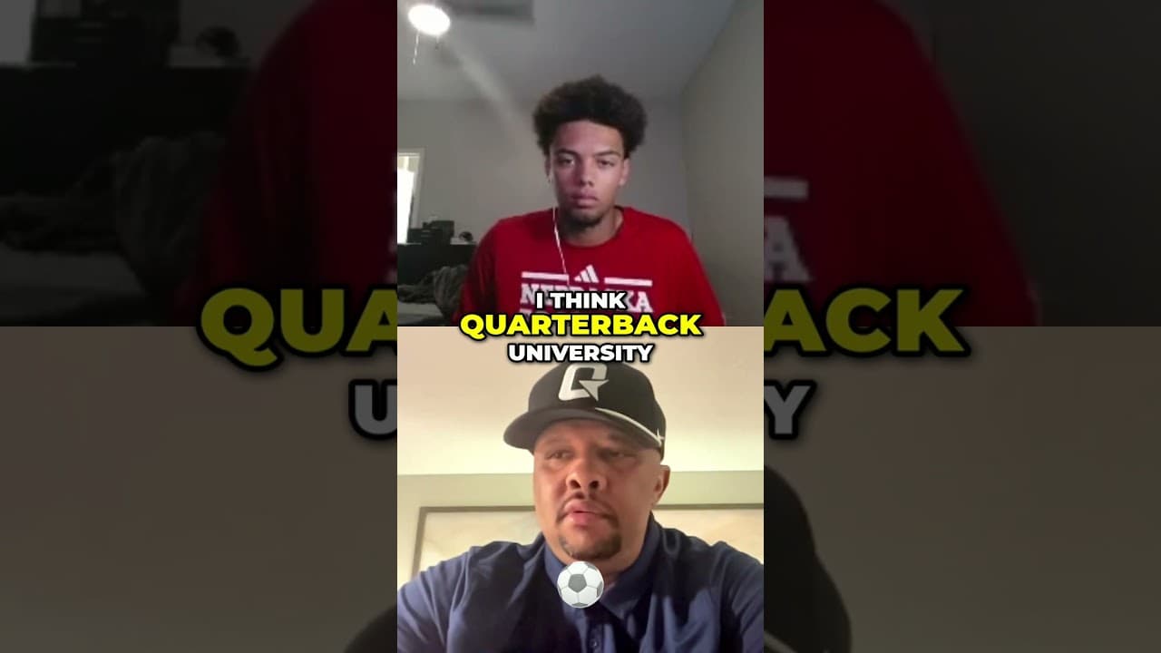 Trae Taylor's QB Coach: What Is the Future of QBU? #NebraskaFootball