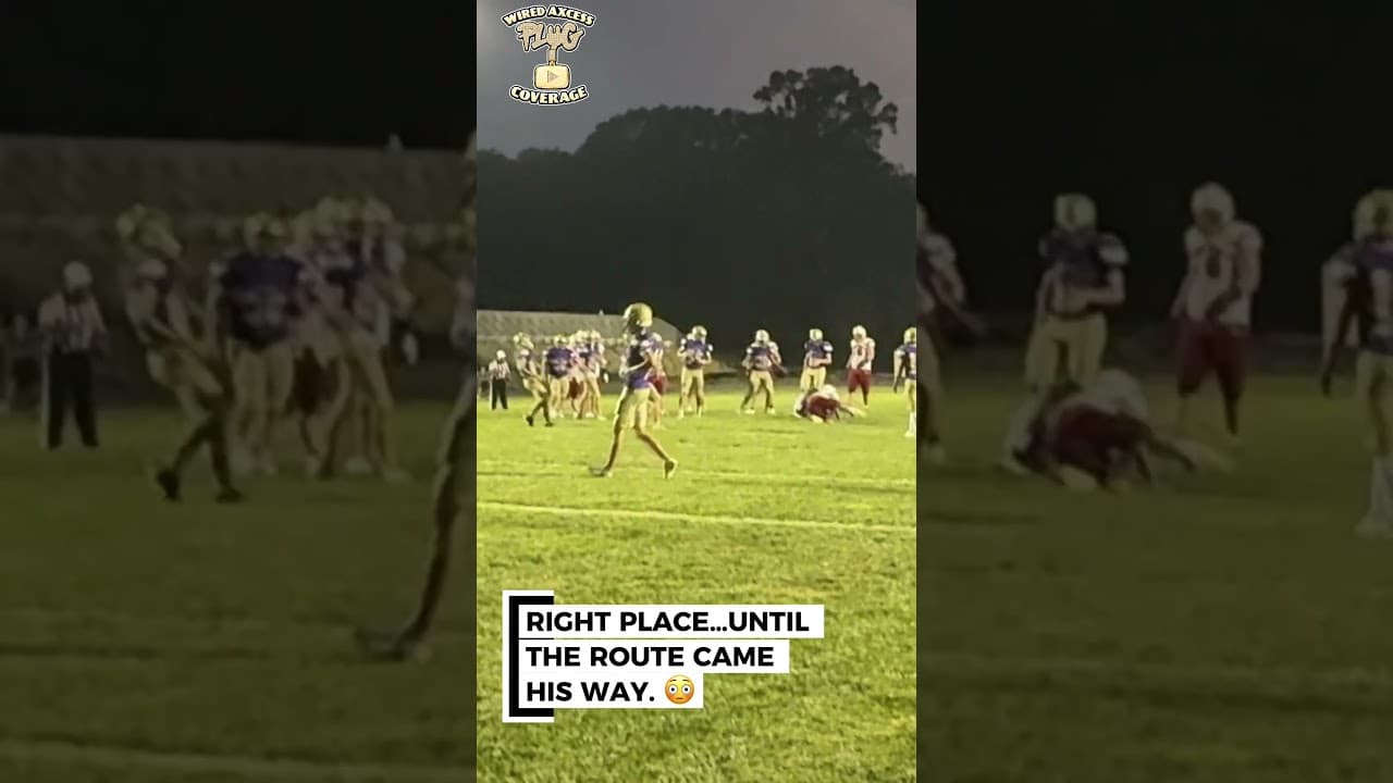 Referee Gets Caught in the Route 😳 No Pads. No Helmet. | Respect the Stripes