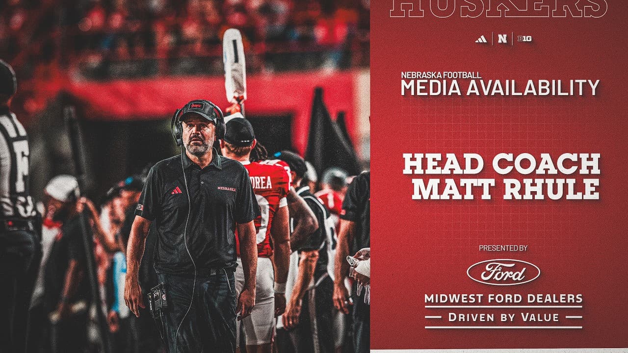 Nebraska Football Media Availability | September 28, 2026