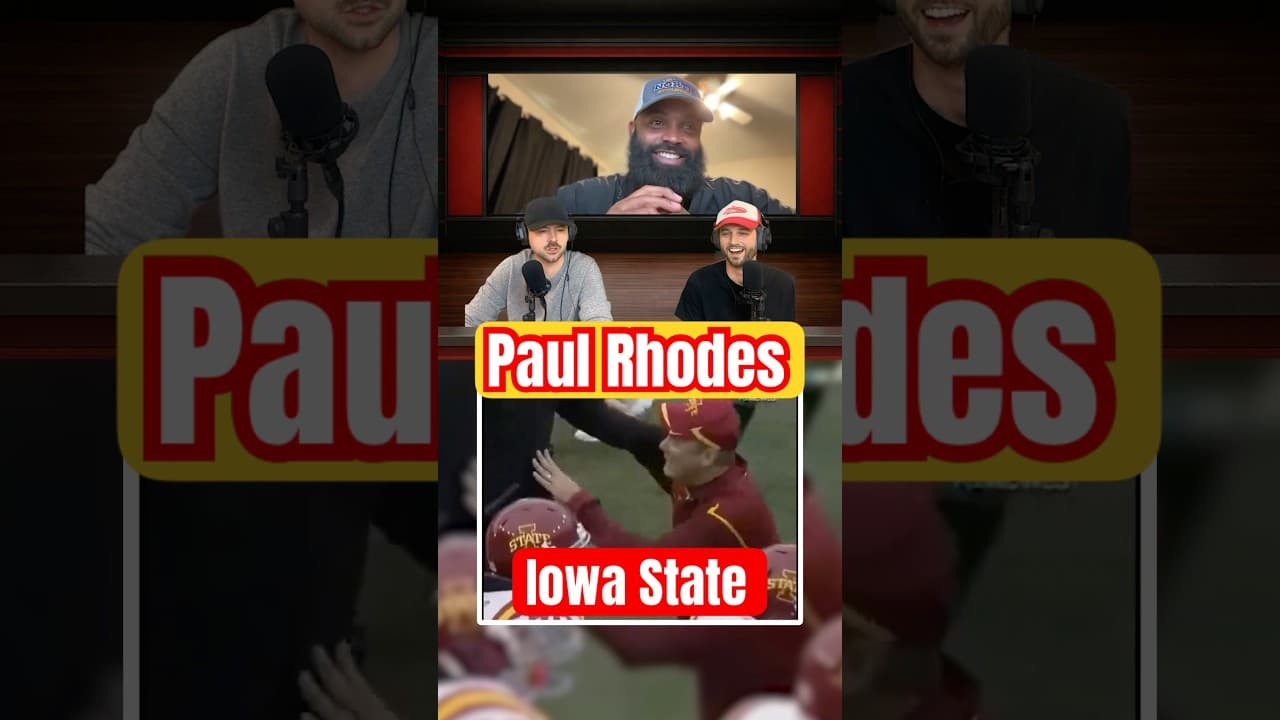 The Paul Rhodes speech heard around the world #huskers #cyclones #football #shorts #nebraska