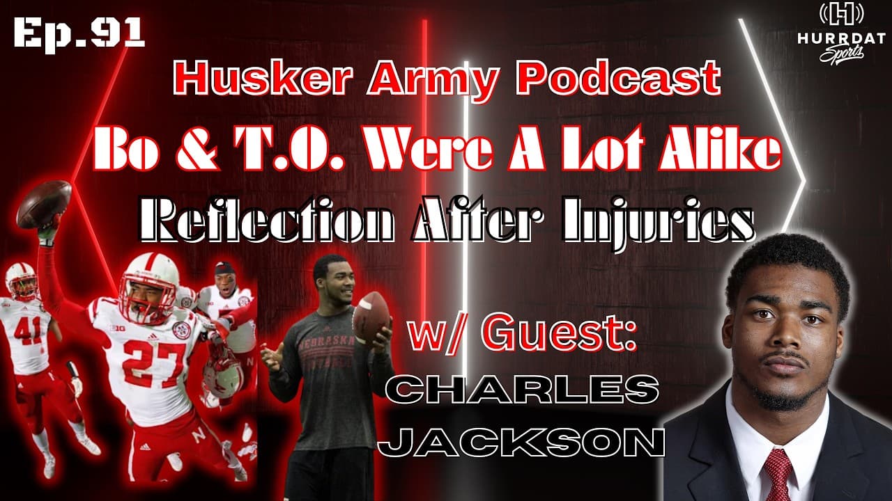 From the Gridiron to the Classroom: Charles Jackson's Journey Beyond Football | Husker Army Podcast