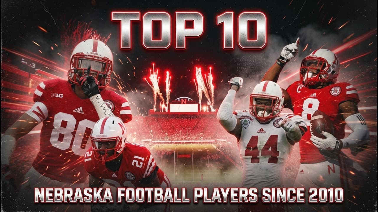 Top 10 NEBRASKA Football PLAYERS Since 2010