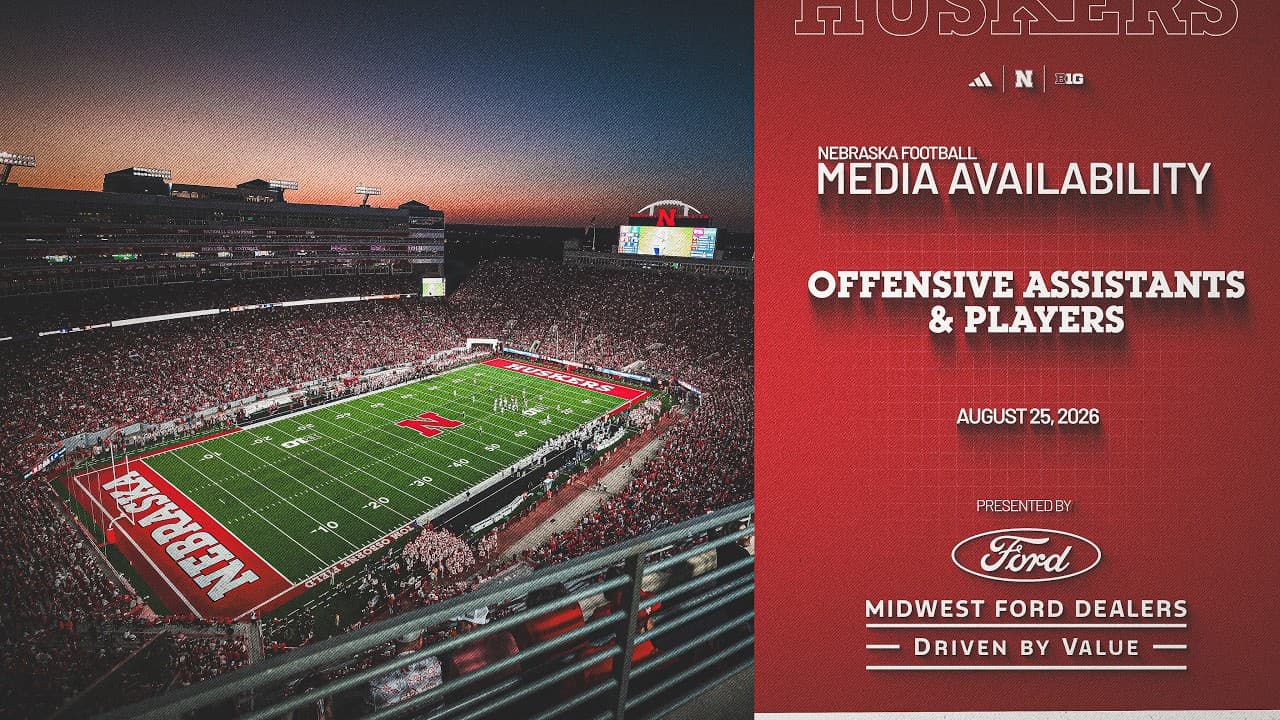 Nebraska Football Media Availability | August 25, 2026