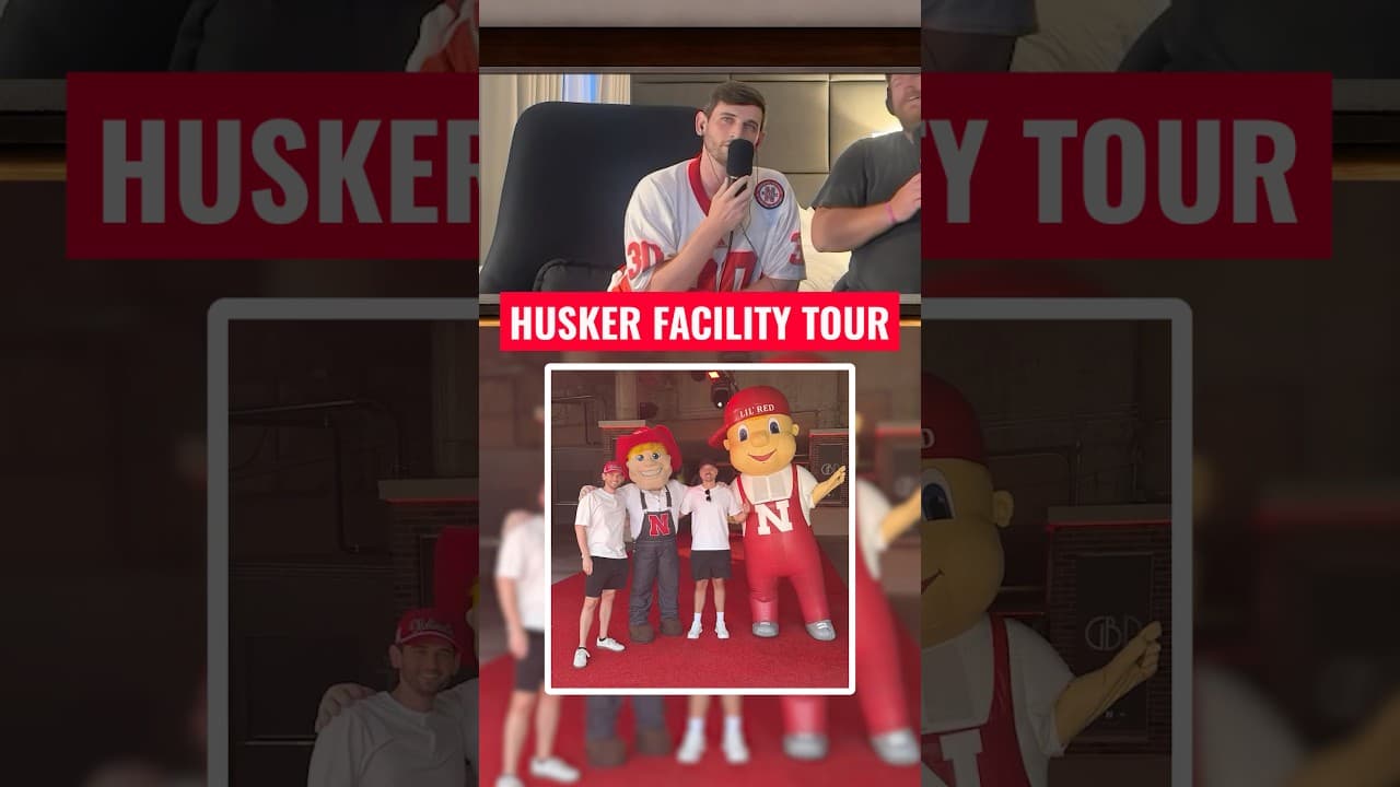Huskers Facility Tour and a Kyle Crooks/Connor Onion collab? #huskers #sports #announcer #comedy