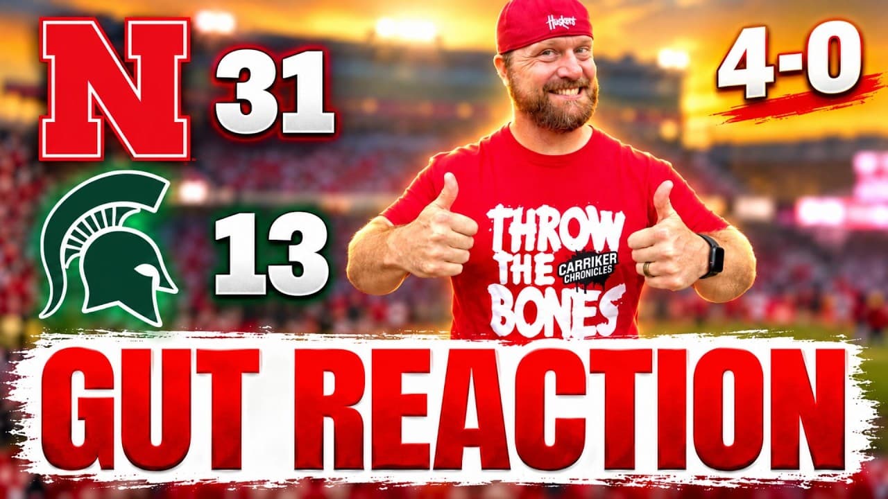 NEBRASKA DISMANTLES MICHIGAN STATE
