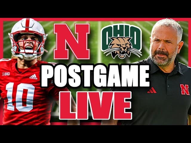 NEBRASKA vs Ohio Postgame LIVE