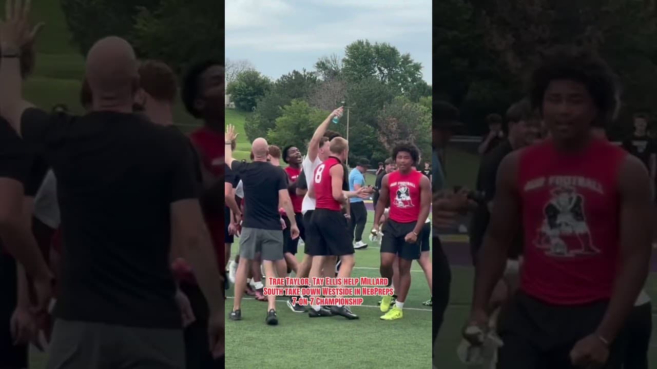 Trae Taylor, Tay Ellis shine as Millard South wins NebPreps 7-on-7 Championship over Westside | GBR