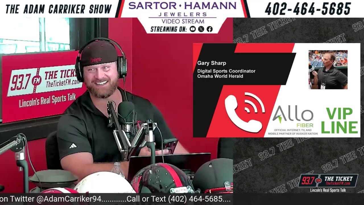 Gary Sharp reacts to Nebraska's season opener vs. Ohio (Adam Carriker Show)