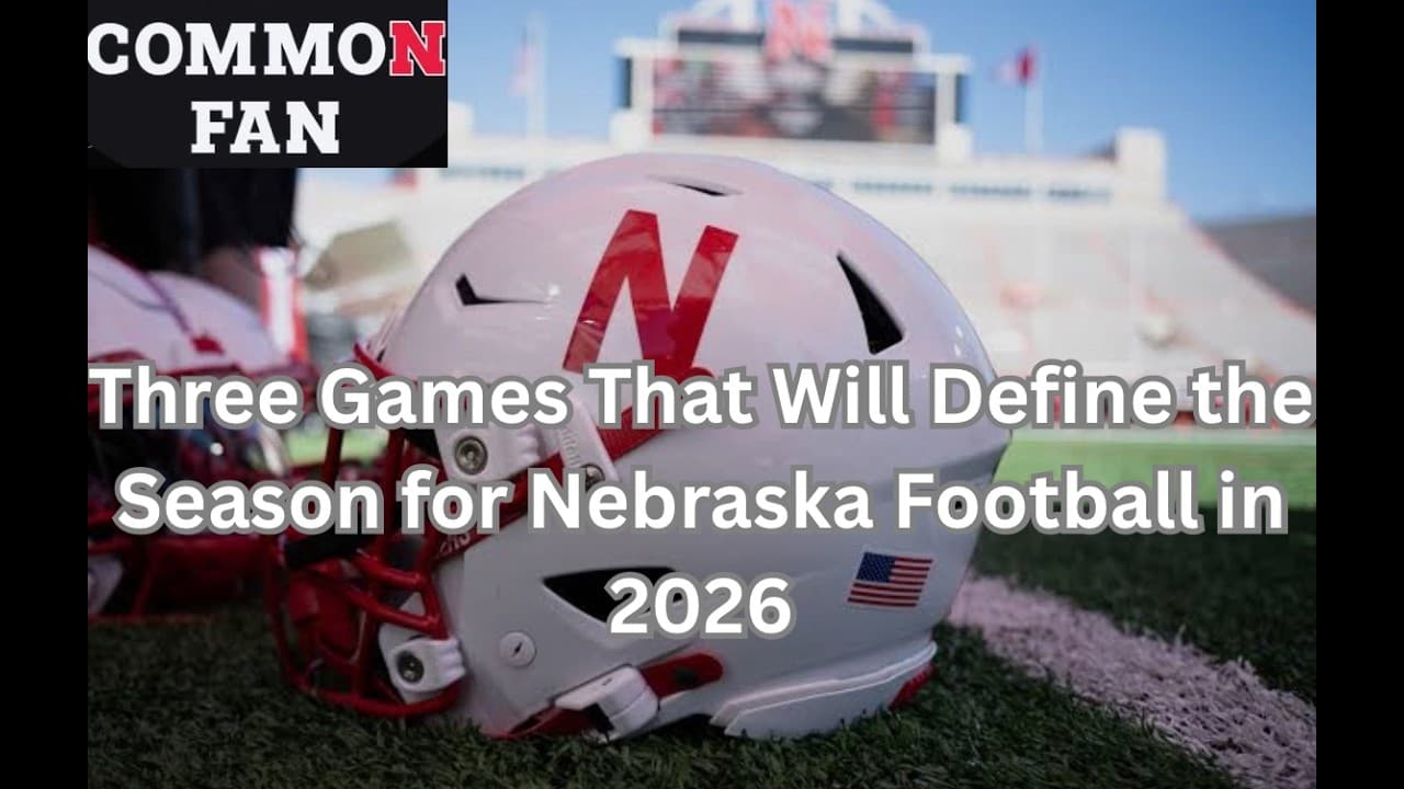 Three Games That Will Define the Season for Nebraska Football in 2026