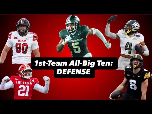 1st Team All-Big 10: Defense