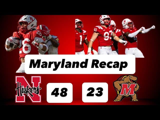 Maryland Recap