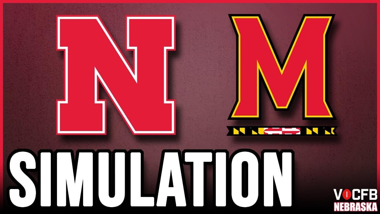 Nebraska vs Maryland - 10/3 Simulation on CFB 27