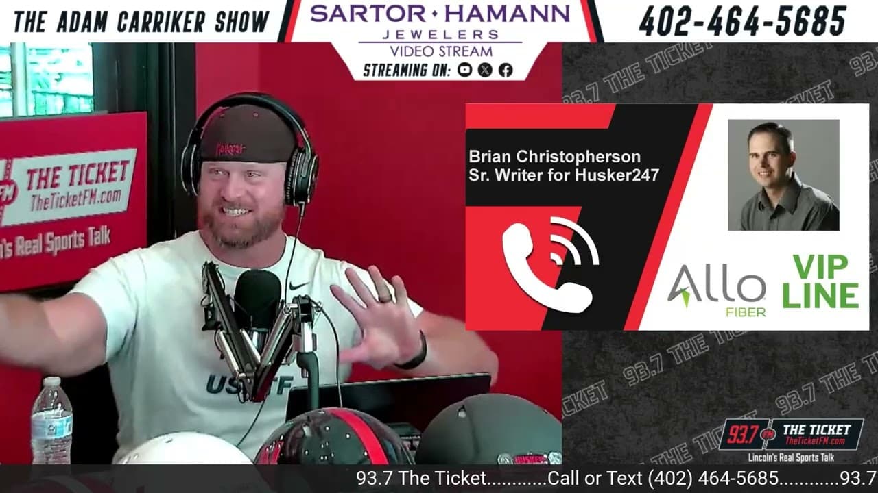 Game Week vs Ohio Interview with Brian Christopherson, Husker247 | The Adam Carriker Show