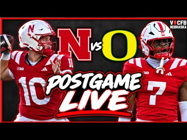 NEBRSKA CHOKES AGAIN - Oregon Post Game  LIVE