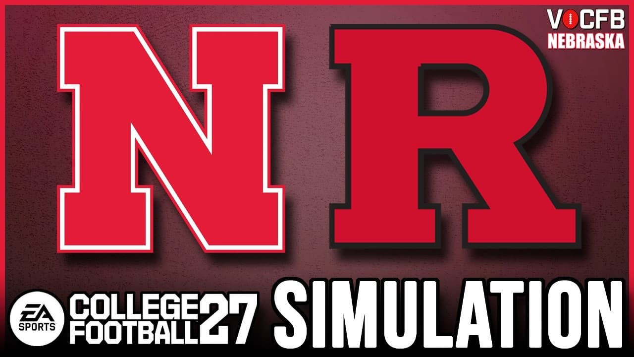 Nebraska Week 11 Simulation vs Rutgers (College Football 27)