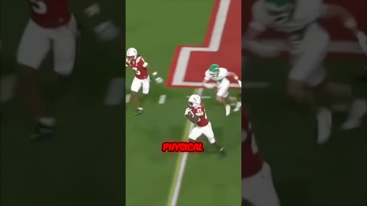 Huskers RB Jamal Rule Is A Cut Above The Rest🌽 #huskers #nebraskafootball #nebraska