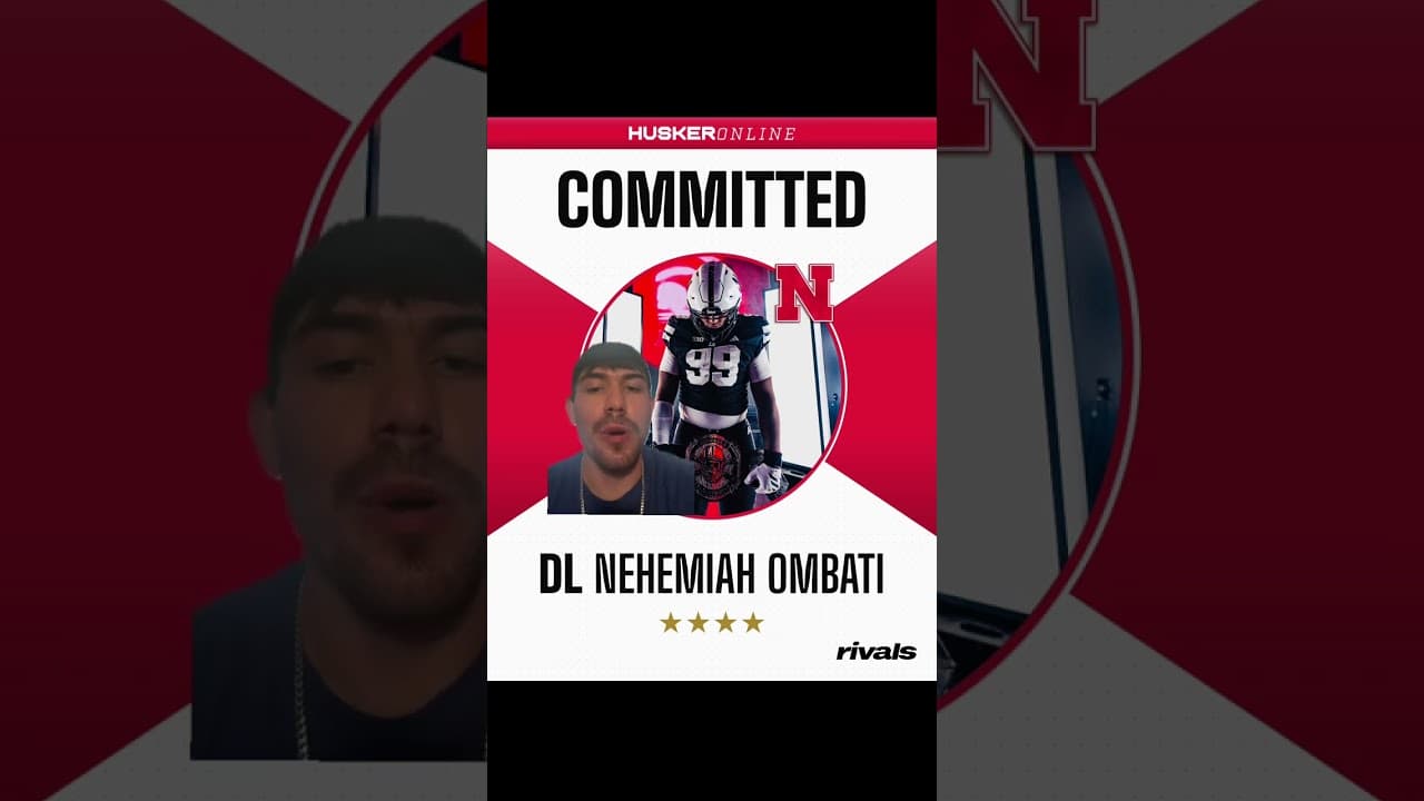 Nehemiah Ombati COMMITS to Nebraska | GBR