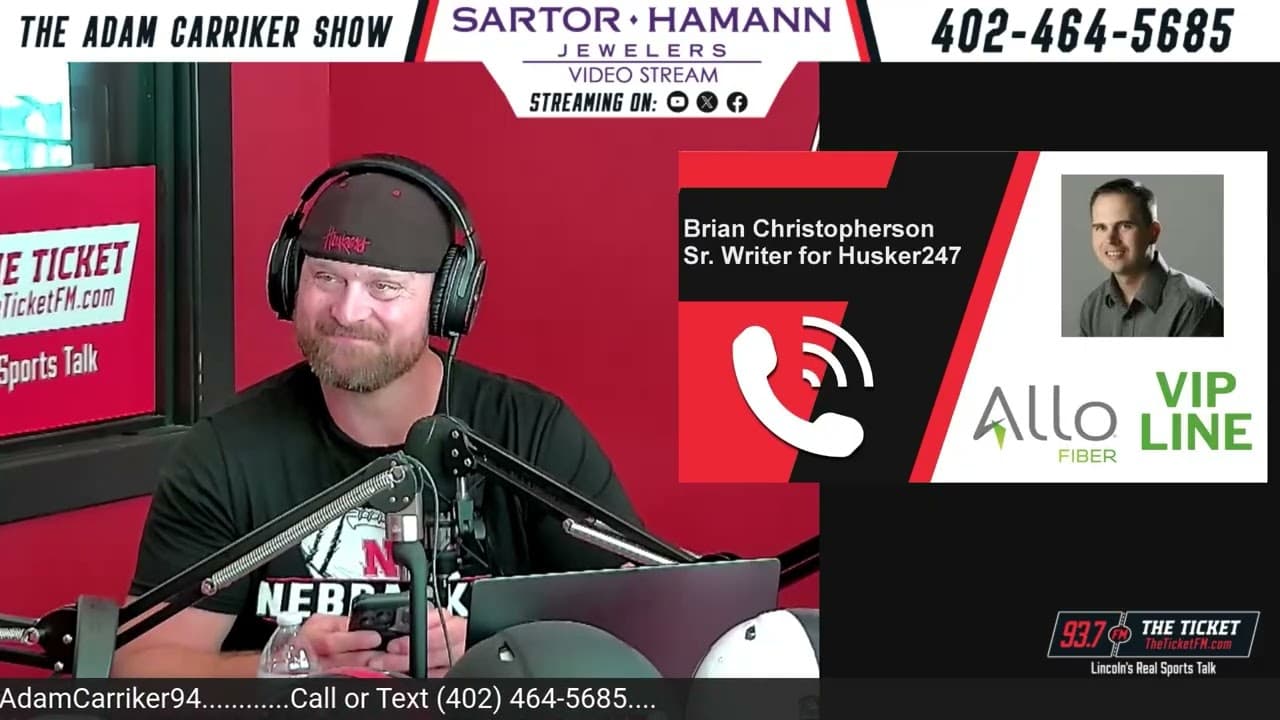 INTERVIEW: Brian Christopherson, Senior writer for Husker247.com 247Sports | The Adam Carriker Show