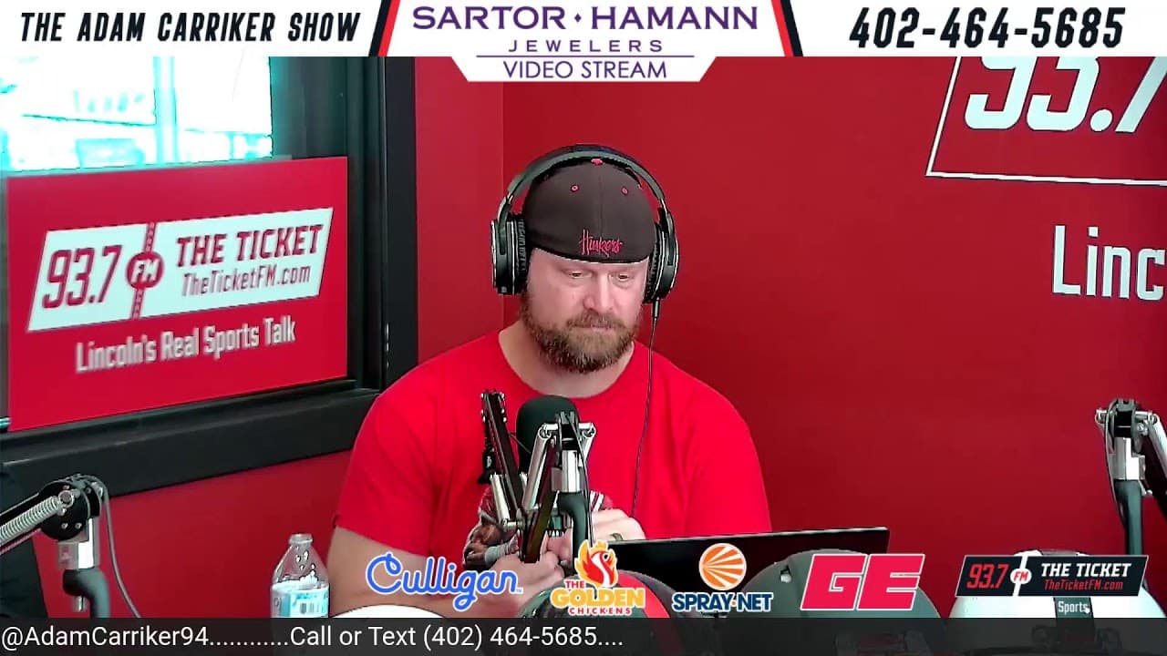 Nebraska's Realistic Chances Of BEATING Indiana?! | The Adam Carriker Show  (10/9)