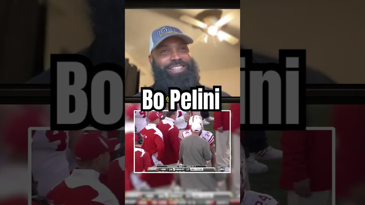 Funny Bo Pelini story w/ Niles Paul #huskers #gbr #joke #football #lol #shorts #nebraska