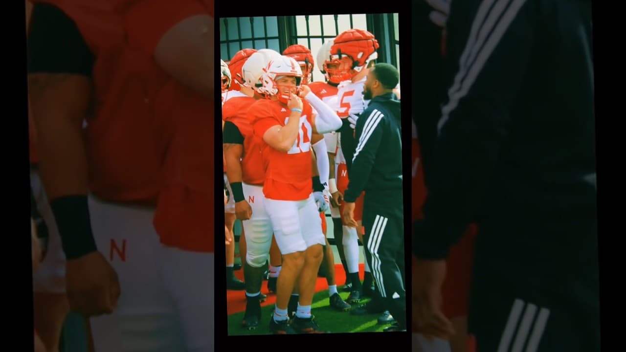 Some pregame moments I captured from Nebraska’s Red-White Spring Game | GBR | #80smusic