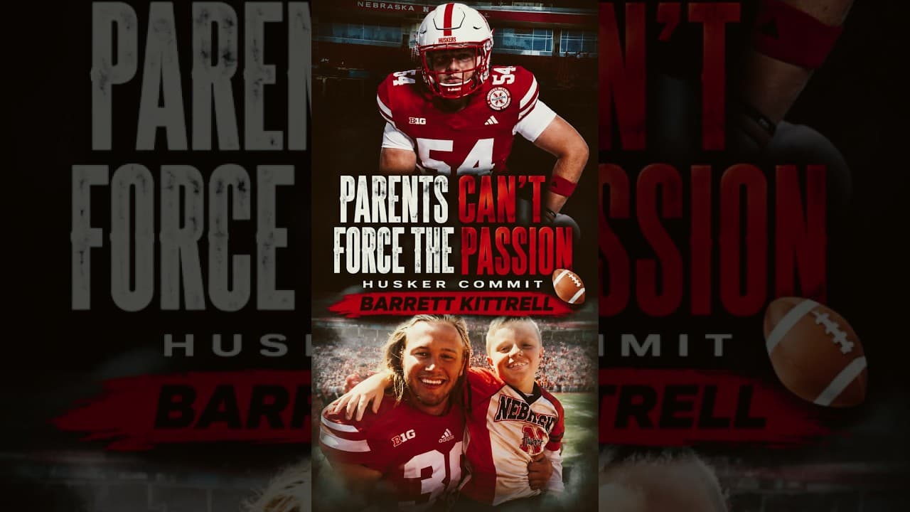 Parents CAN'T Force the Passion 🏈 | '27 Husker Homegrown Commit Barrett Kitrell