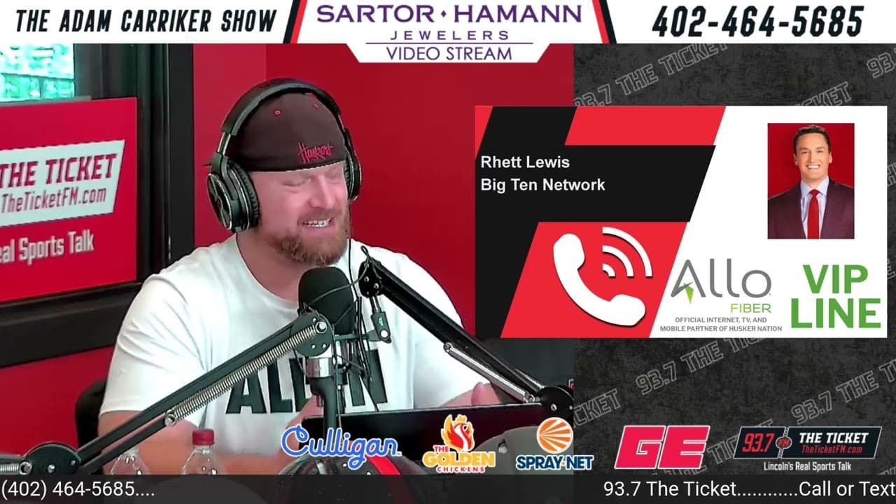 Nebraska-Oregon Preview | Rhett Lewis, B1G Network | The Adam Carriker Show