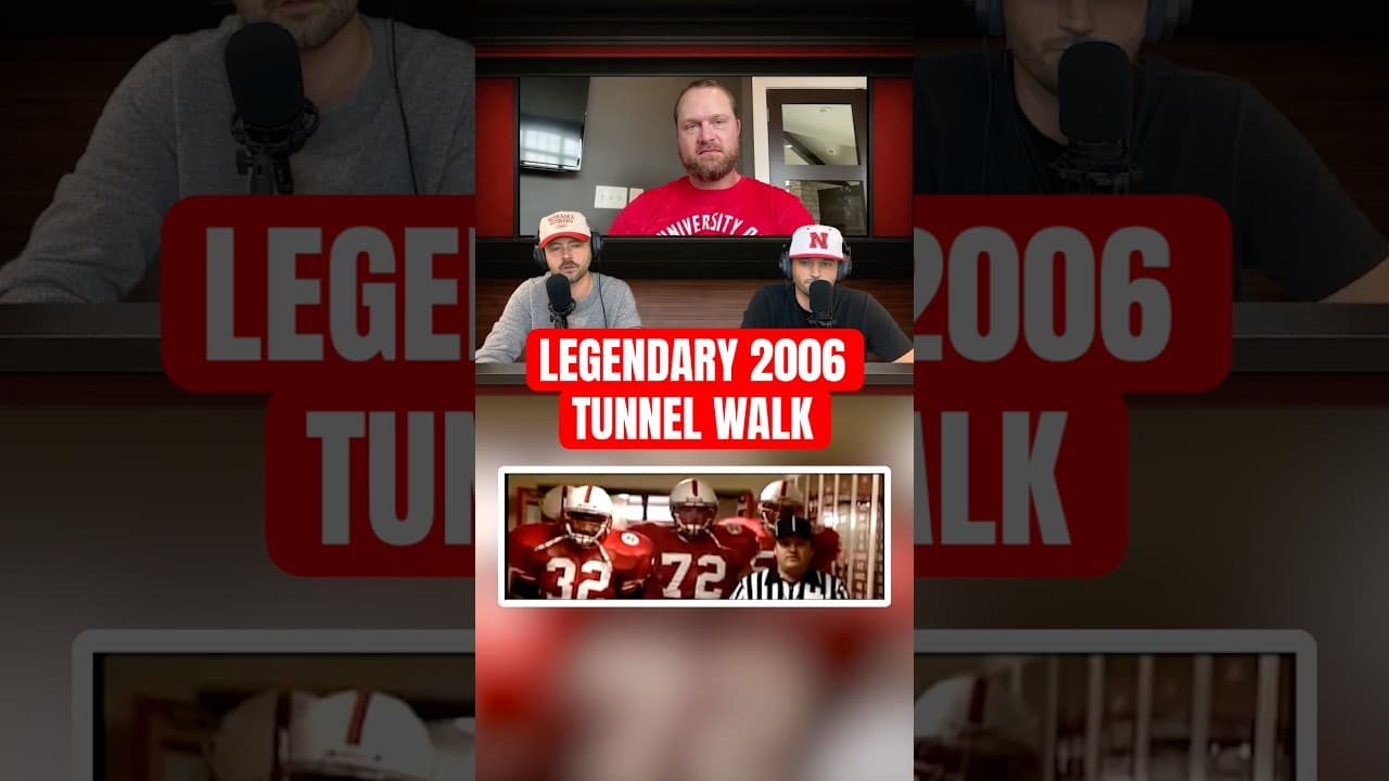 Adam Carriker was part of a legendary Tunnel Walk in 2006 #huskers #tradition #collegefootball