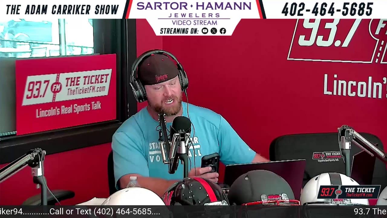 NEBRASKA'S NIL ISSUES? | The Adam Carriker Show (8/25)