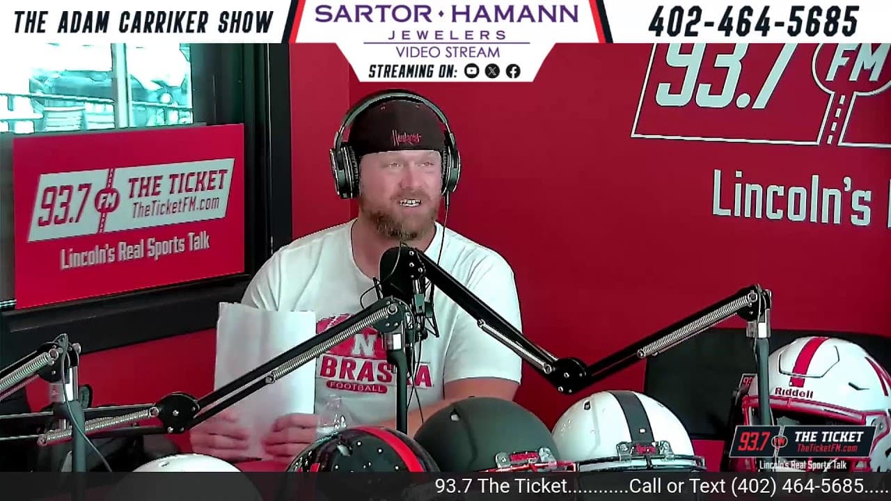 HIGHLIGHTS FROM NEBRASKA'S 1ST PRACTICES | The Adam Carriker Show (8/6)