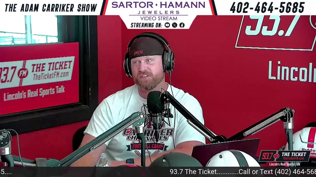 Is NEBRASKA FOOTBALL STUCK Where They're At? | The Adam Carriker Show (8/11)