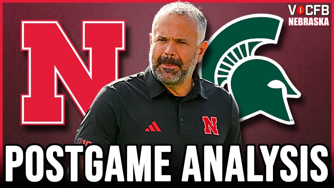 AN UGLY 18-POINT WIN? | Nebraska vs Michigan State Postgame Analysis