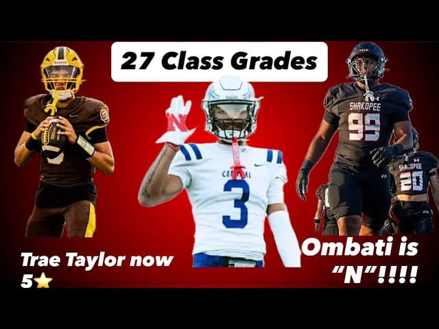 Ombati is 'N'!! -Trae Taylor Nation's Top Ranked QB!! - How will the 2027 Class Finish??!!