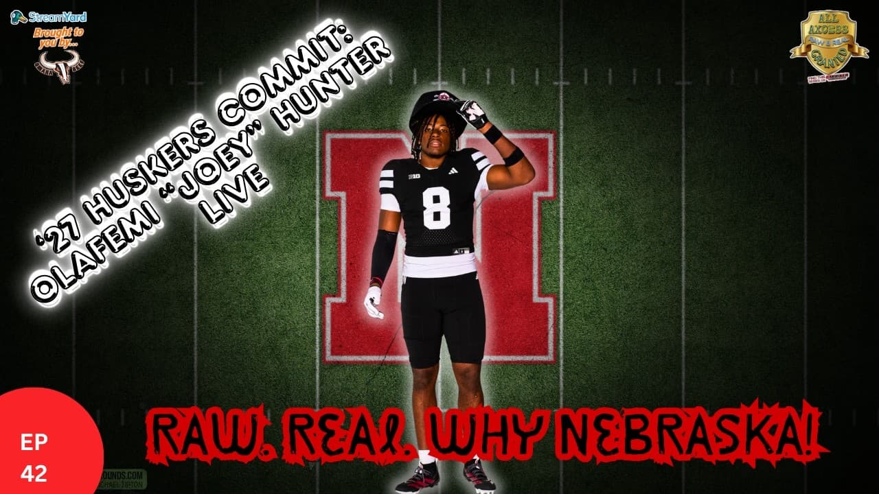 Husker Commit Joey Hunter | Why Georgia's Top TE Chose Nebraska | Season 2 Ep. 42