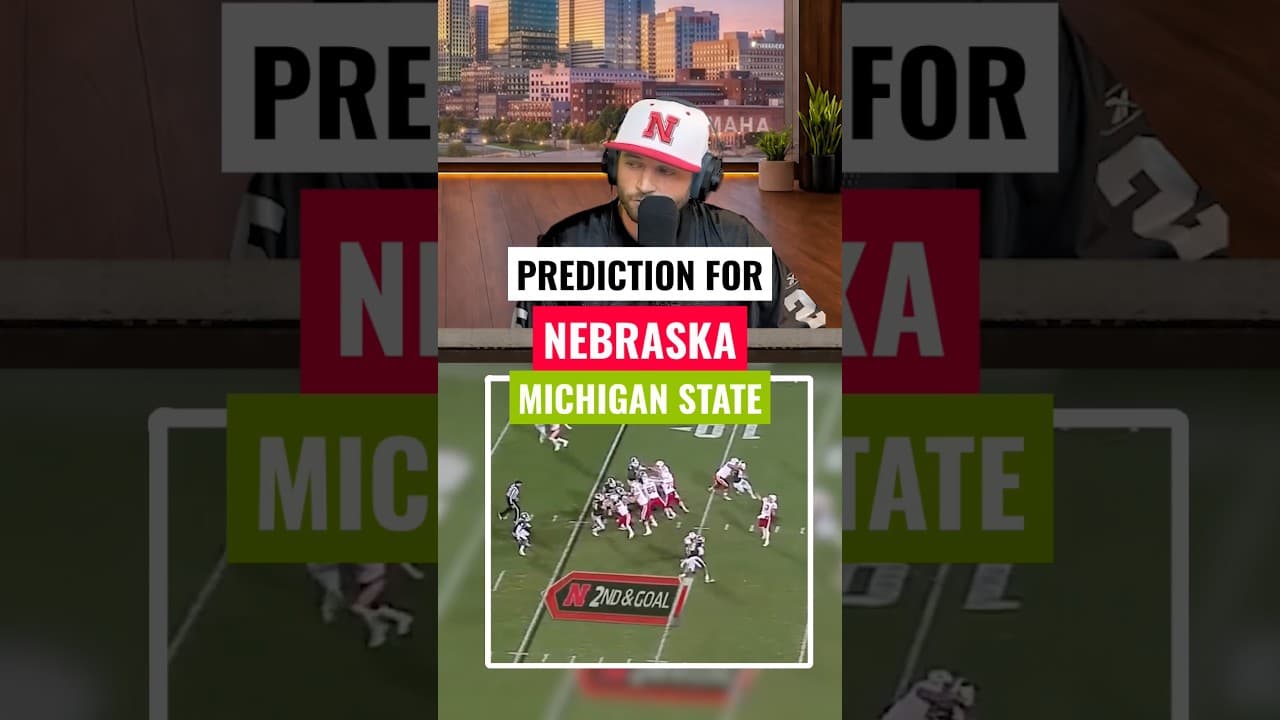 Predictions for NEBRASKA & MICHIGAN STATE #huskers #collegefootball #gameday #predictions #gbr