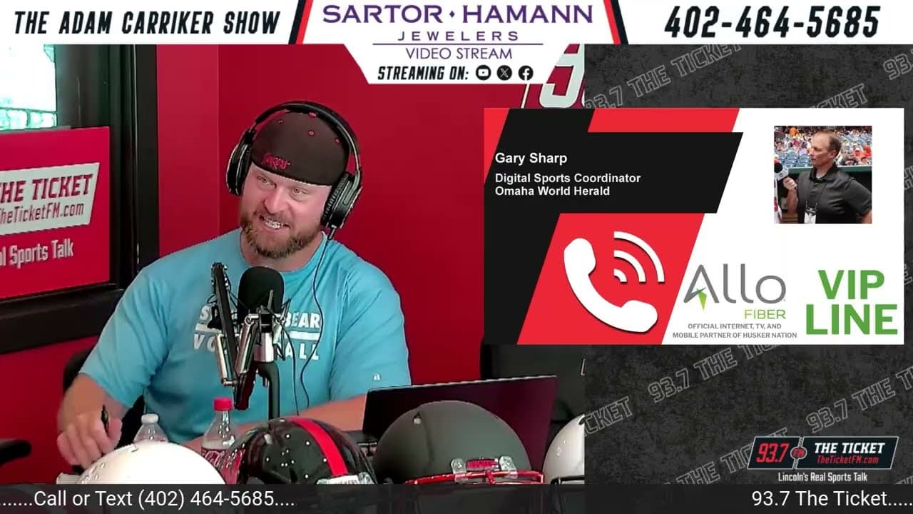 Does Nebraska Have NIL Issues? | Gary Sharp, Omaha World Herald | The Adam Carriker Show
