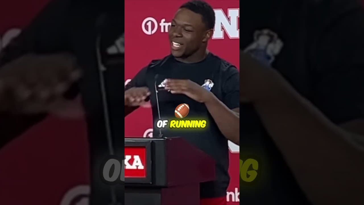 Jamal Rule's Running Style Is Elite🔥#huskers #nebraskafootball #nebraska #collegefootball