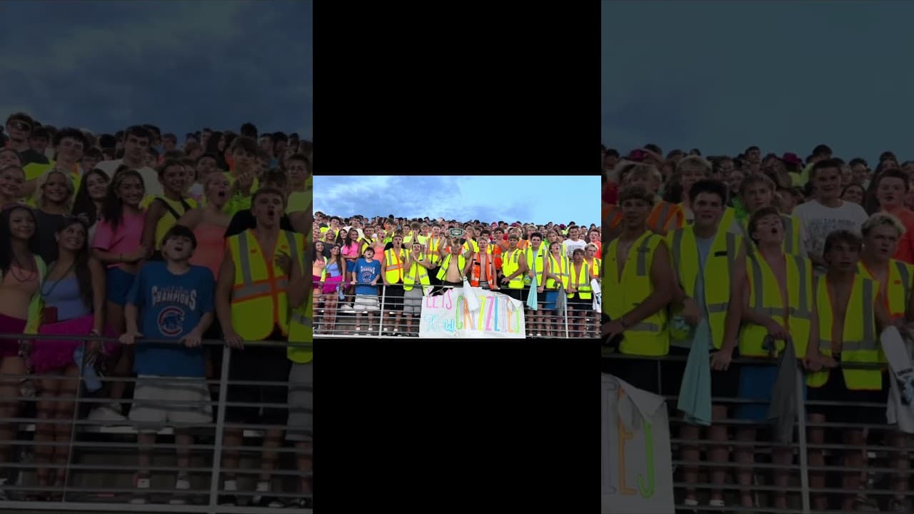 Lincoln Standing Bear ‘27 Student Section Takes the Plug-N-Play Chain 🔥⛓️ | #NEBPreps