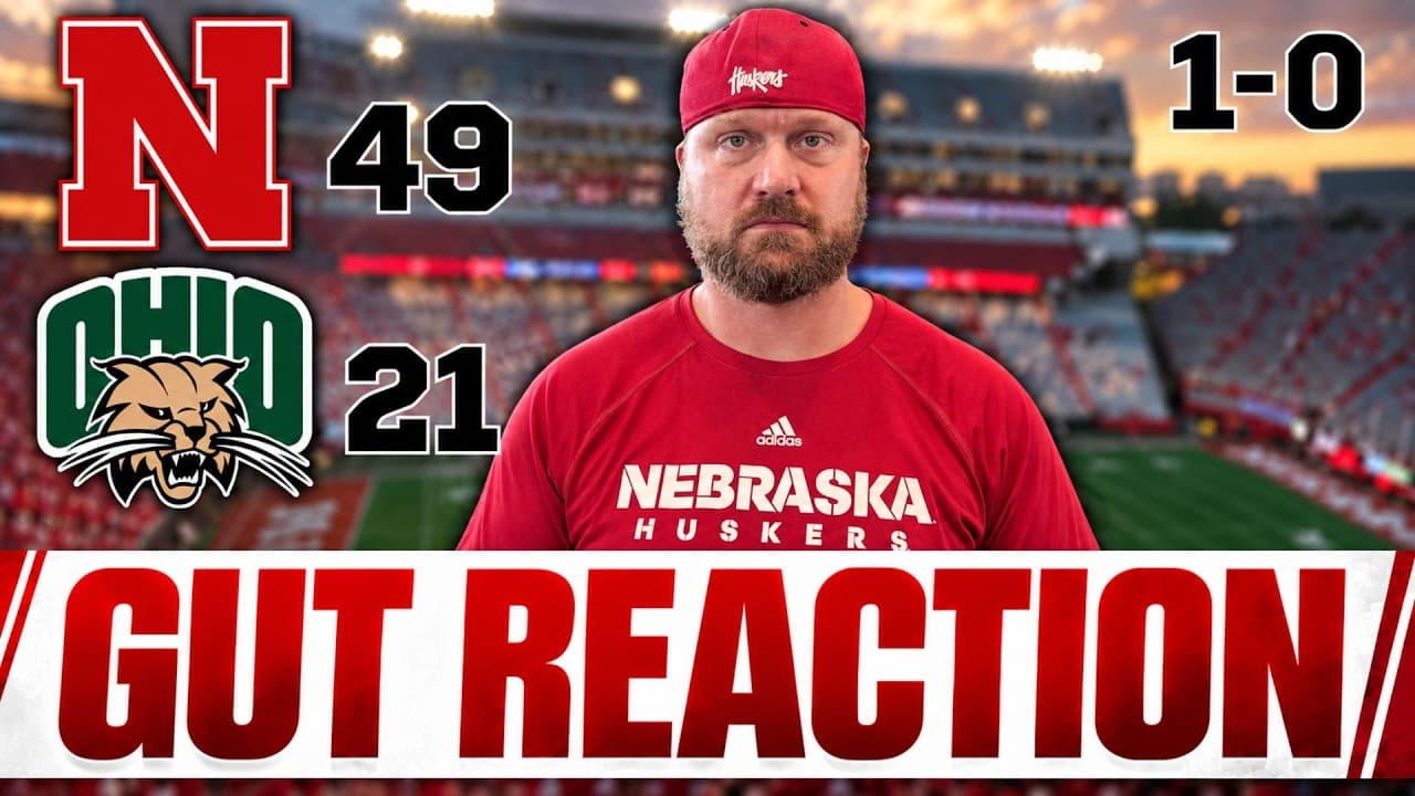 NEBRASKA FOOTBALL BEATS OHIO