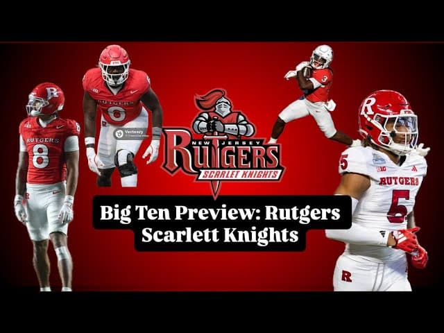 Big Ten Opponent Preview: Rutgers Scarlett Knights