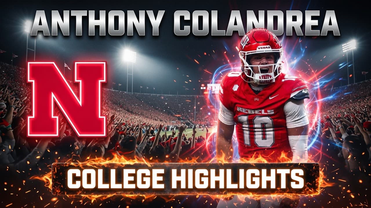 NEBRASKA QB1 | Anthony Colandrea Highlight Video
