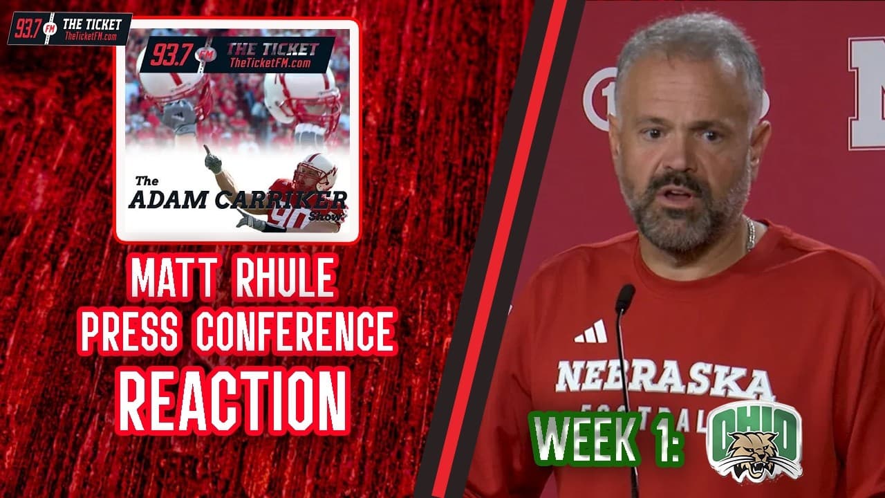 Matt Rhule Press Conference Reaction with Adam Carriker Ahead of the Ohio Game in Week 1