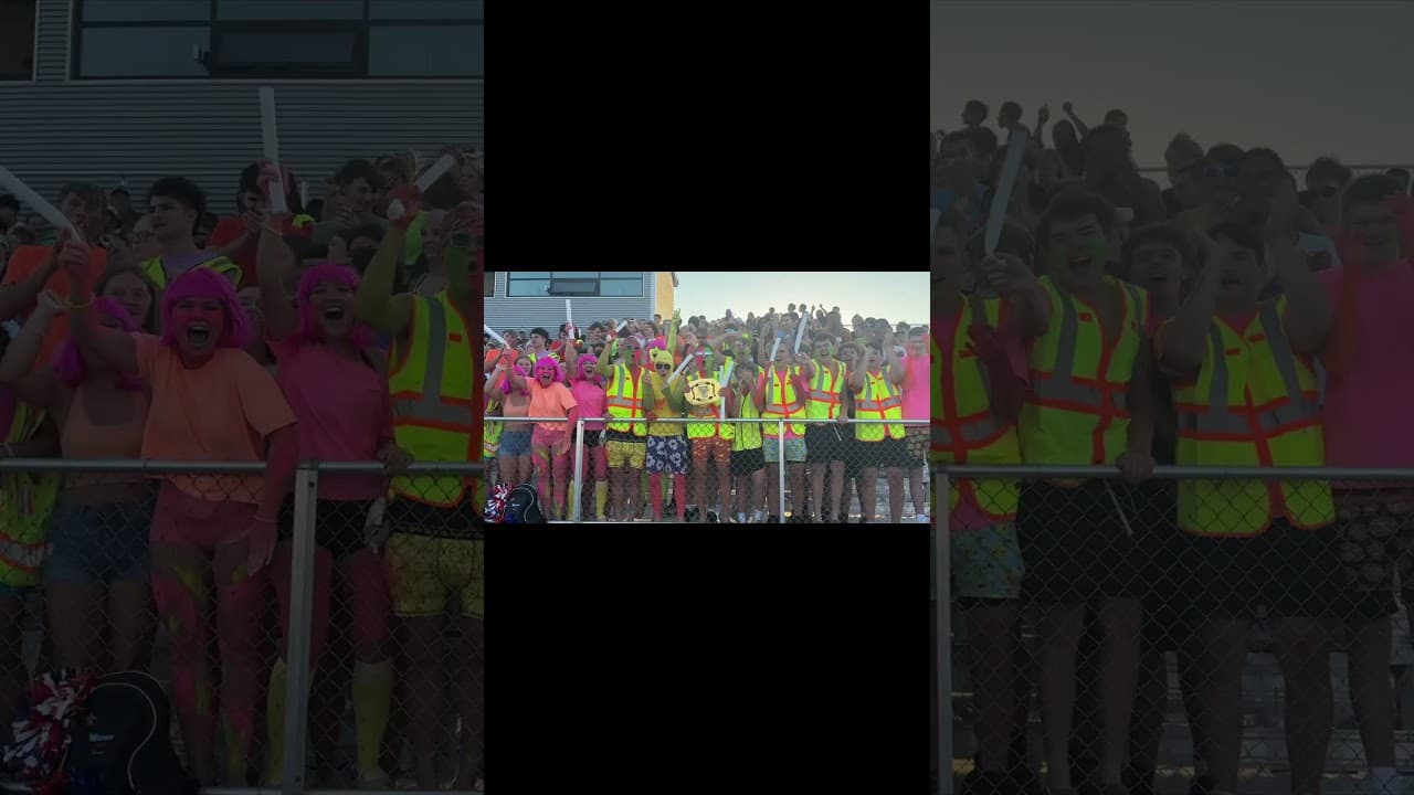 Omaha Westview ‘27 Student Section Takes the Plug-N-Play Chain 🔥⛓️ | #NEBPreps
