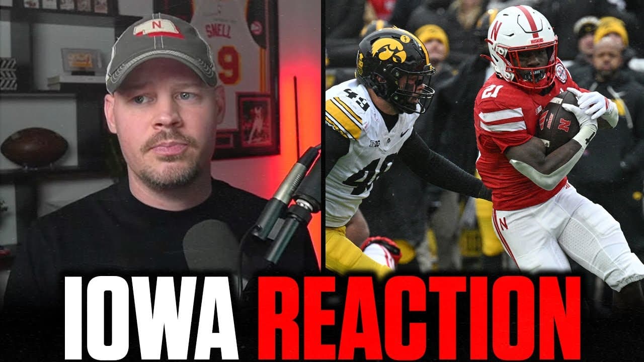 REACTING TO NEBRASKA'S BLOWOUT LOSS TO IOWA & MATT RHULE'S FAILED 3RD YEAR
