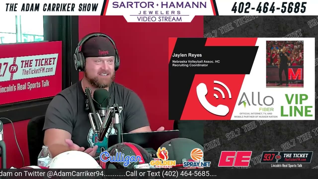 Jaylen Reyes, Nebraska Volleyball Associate Head Coach & Recruiting Coordinator | Adam Carriker