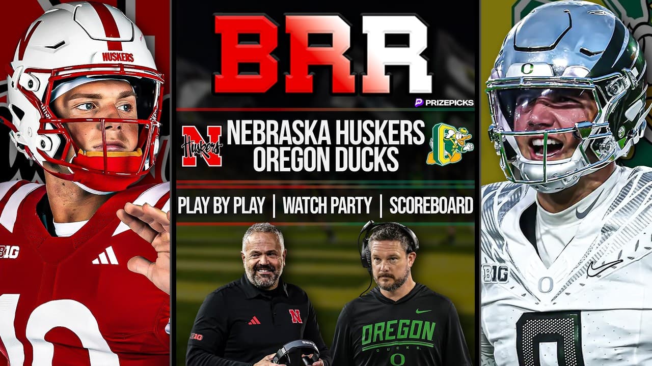 Nebraska Cornhuskers vs Oregon Ducks | LIVE | Scoreboard | Play By Play