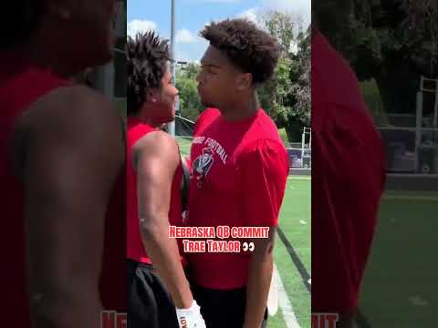 Nebraska QB commit Trae Taylor at the NebPreps 7-on-7 Championships | GBR
