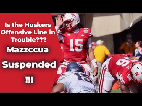 Is there reason for concern with the Huskers offensive line?
