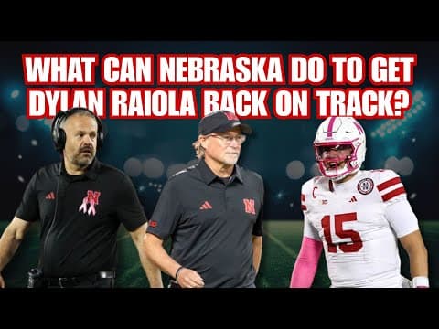 Can Nebraska football and Dylan Raiola get back on track against Northwestern?
